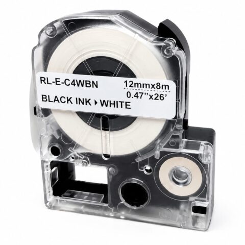Cinta De Etiquetas RL-E-C4WBN Negro